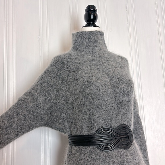 Cozy H&M wool and mohair sweater tunic dress - Picture 5 of 8